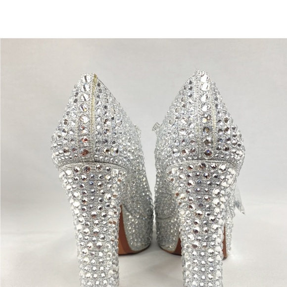 NWT MICHAEL KORS FALLON MARY JANES GLITTER SIZE 5.5 - Picture 10 of 12